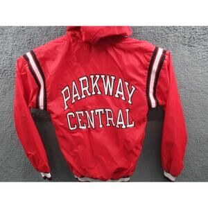 Vintage 80s PARKWAY CENTRAL High School Wrestling Jacket CHAMPION Men's Medium